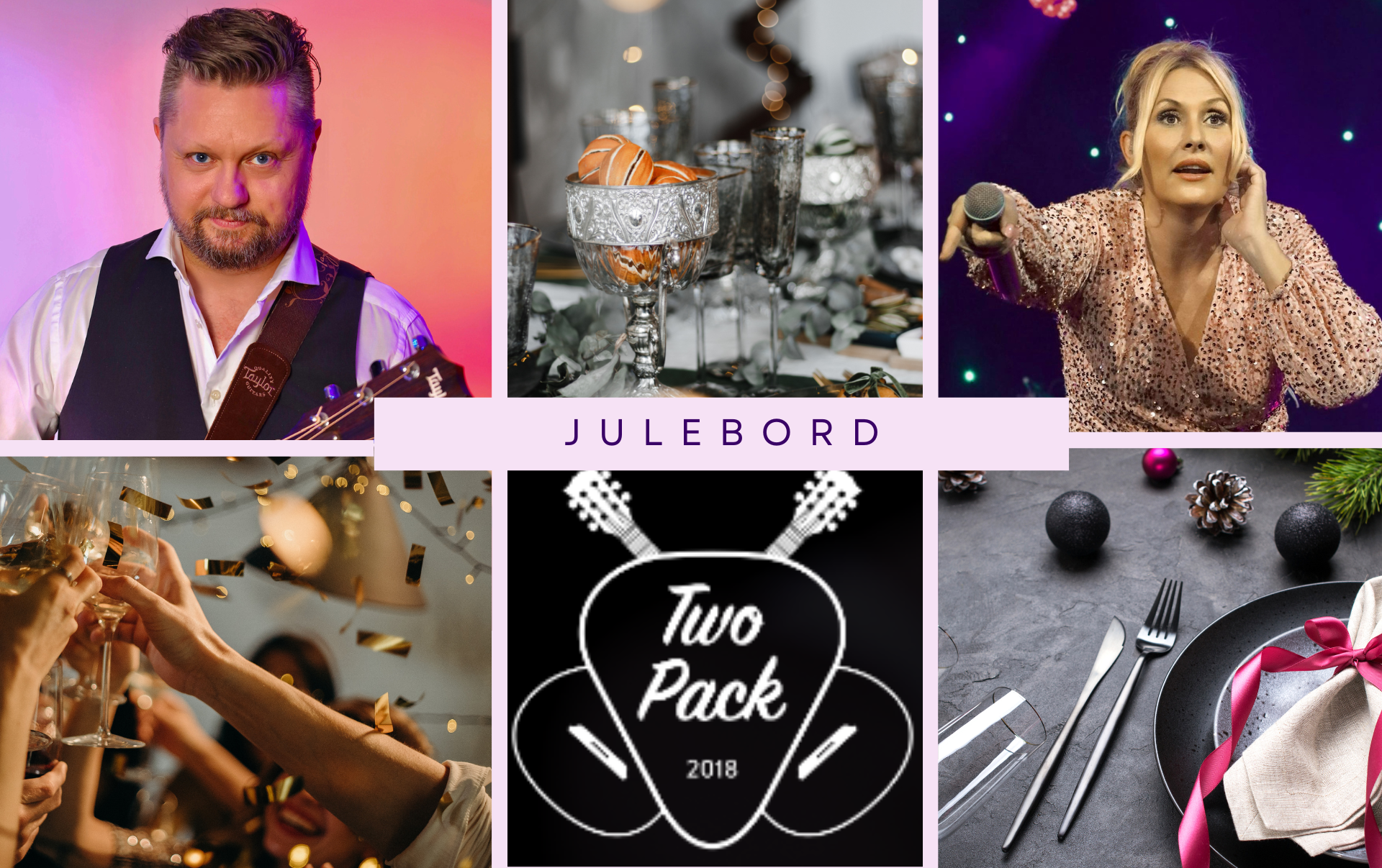 TwoPack party Duo. Live musikk til julebord