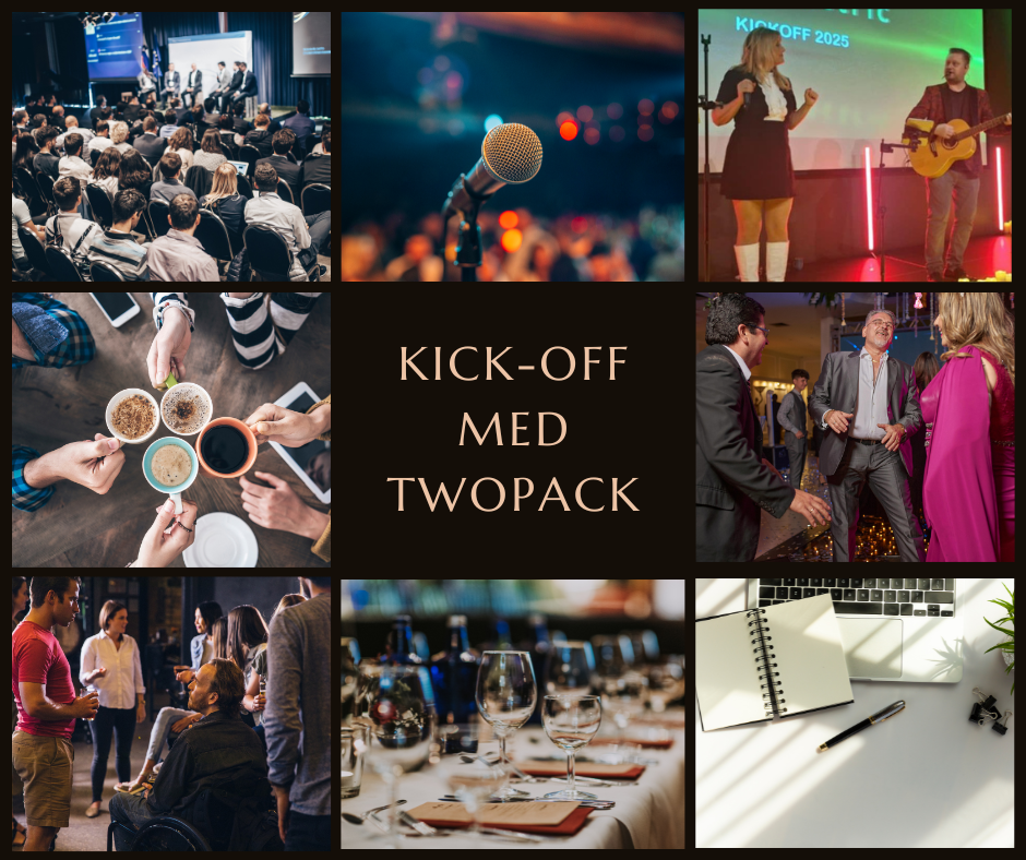 Kickoff med live musikk fra TwoPack party duo